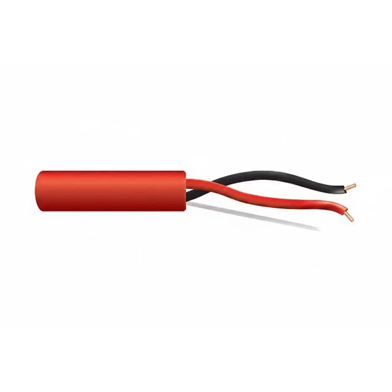 43065504 18/2 Solid Unshielded Fire Alarm Cable, Riser, FPLR, 500' (152.4 m) Pull Box, Red
