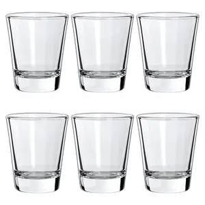 Shot Glasses Set of 6/16, Heavy Base Spirit Glasses, Premium Drinking Glasses, 1.5oz/45ML, Perfect for Espresso Whiskey Tequila Vodka Parties