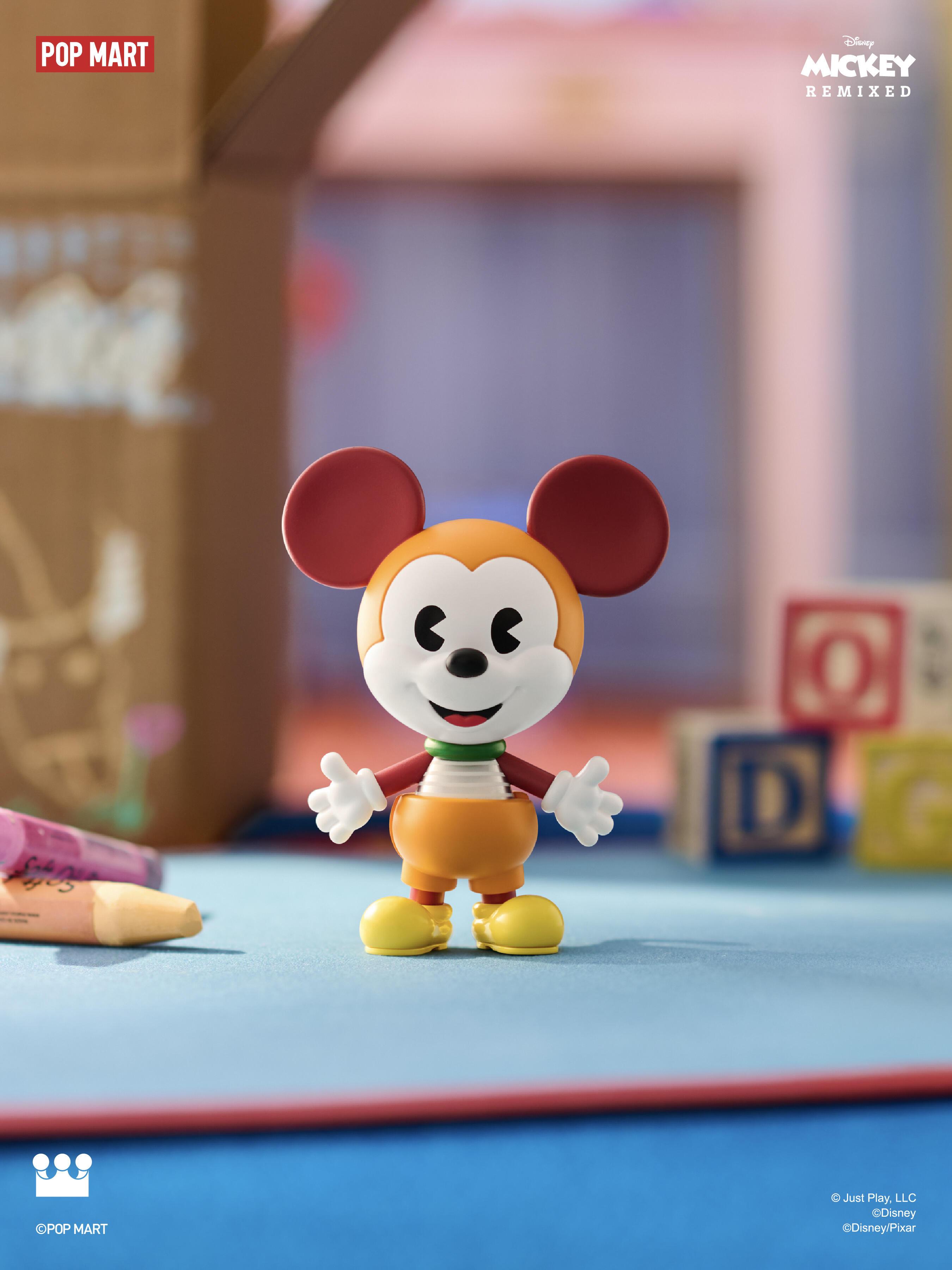 Pop Mart Mickey Meets Pixar Series Figures Blind Box Collectible Pack Limited Edition Box