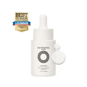 Nutrafol Women Hair Serum, Clincally Tested to Support Visibly Thicker and Stronger-Feeling Hair, Vegan, Lightweight and Fast-Absorbing