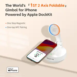 COMITOK MOTA Tripod with Remote Controller for iPhone Auto Face Tracking Stand 360 Degree Holder for Conference FaceTime Hands-Free Video Recording