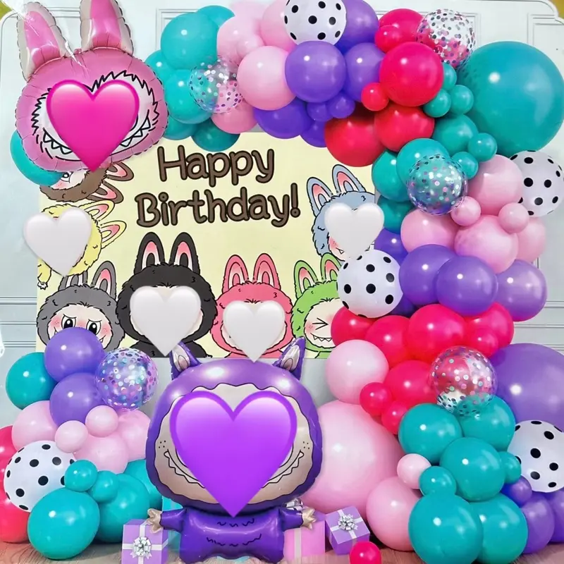 BALLOONS PARTY SUPPLIES BIRTHDAY DECORATION balloons 67pcs