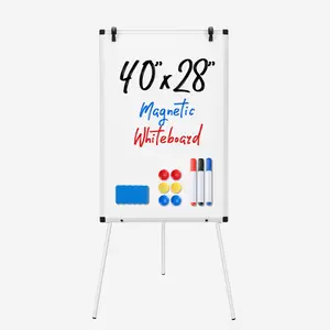 Magnetic Whiteboard with Stand, Dry Erase Board for Home Office School, Reinforced Aluminum Frame