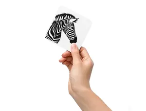 Zebra 1 BeSculpt Cork-back Coaster
