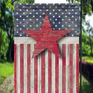 Digital File Distressed Wooden American Flag Garden Flag Sublimation Template 45803 148