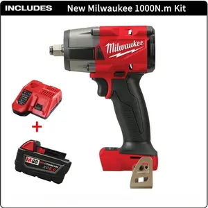 The Milwaukee M18 1000 Nm brushless impact wrench features a 1/2-inch square head drive, 4 control modes, and is suitable for heavy equipment repair, automotive maintenance, industrial assembly, and professional-grade cordless high-torque power tools.