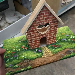 Rustic Birdhouse + 1 Ounce of FREE Bird Seeds