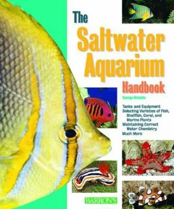 USED Book - The Saltwater Aquarium Handbook (Barron's Pet Handbooks) by George Blasiola (Paperback) - english