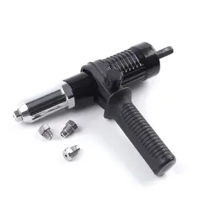 Quick & Easy Rivet Pulling Drill Bit Adapter with Hex Shaft Professional Rivet Gun Adapter,2.4/3.2/4.0/4.8mm,Cordless Rivet Gun