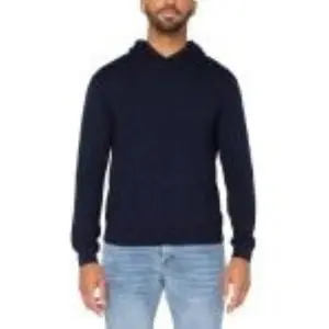 Liverpool, Slub, Knit, Hoodie, Front Pocket Menswear Stylish Day Tops Man Pullover Sweaters