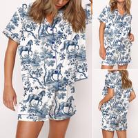 Horse Toile Short/White