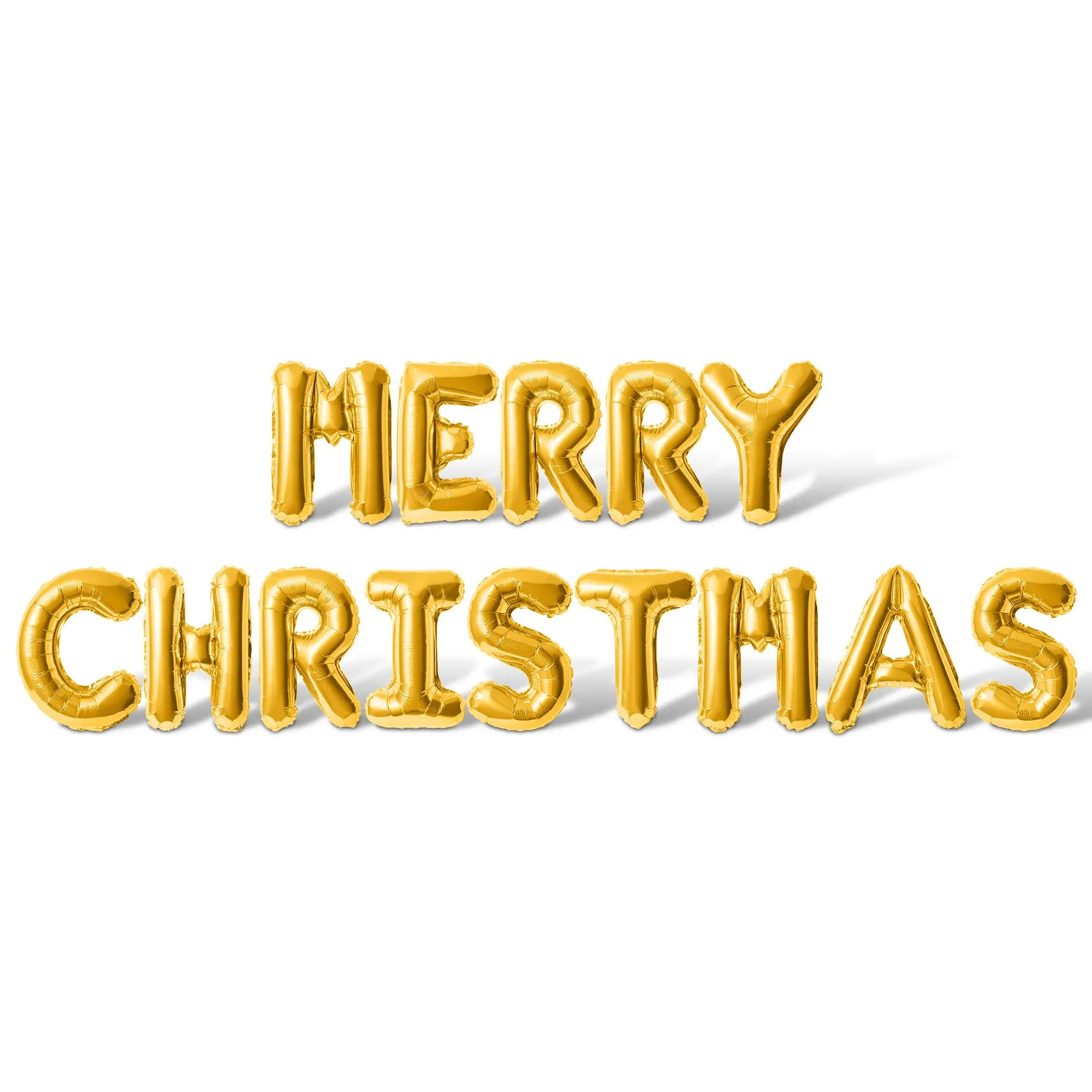 Letter Balloons - MERRY CHRISTMAS 16" Inch Alphabet Letters Foil Mylar Balloon Christmas Party Banner