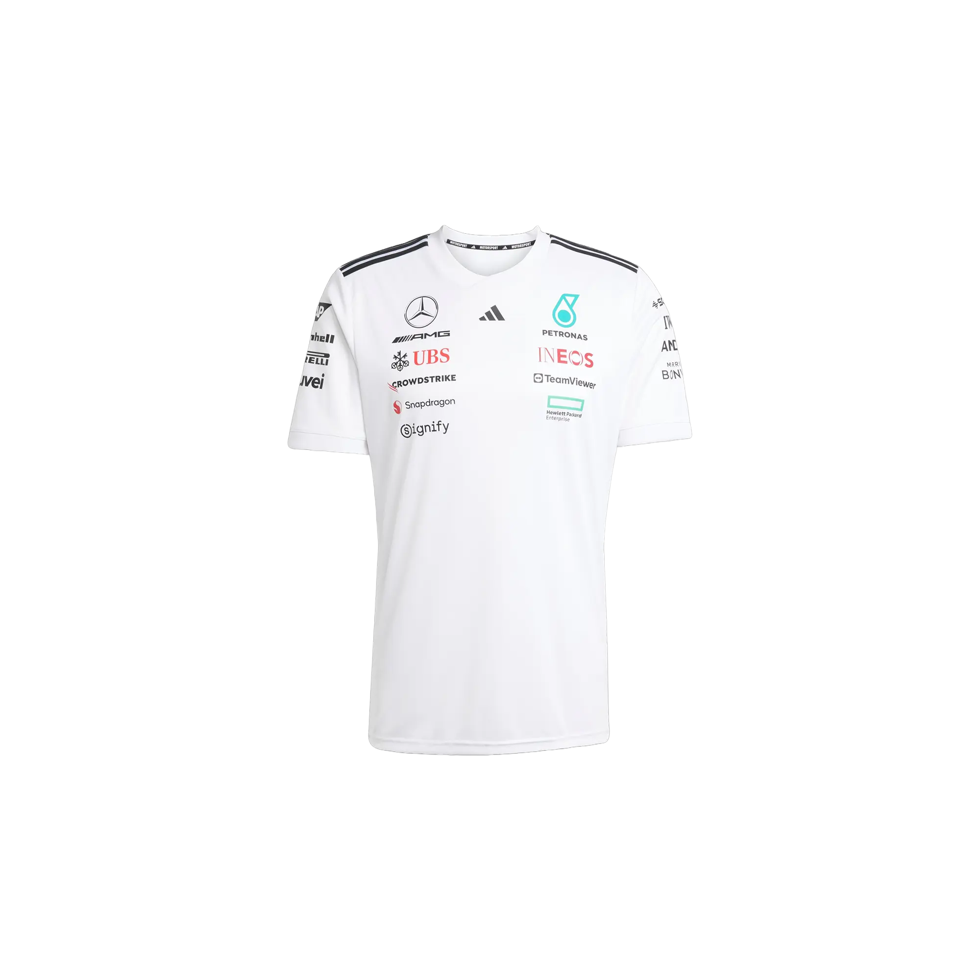 AMG Petronas Formula One Team Driver Jersey "Mercedes - White / Black" JX5798