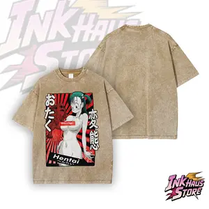 DBZ design featuring Bulma from Dragon Ball - Short Sleeve Cotton Unisex Retro Wash Tee