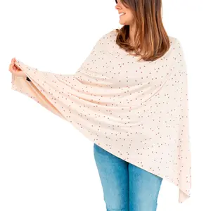 WeeSprout Nursing Cover for Breastfeeding, Soft & Breathable Nursing Cover, Neck Insert for Hands-Free View, Machine Washable Feeding Cover Up