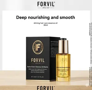 Frizz Control | FORVIL Lightweight & Non-Greasy Hair Oil Serum | Deep Nourishing & Voluminous Shine with French Fragrance | For Daily Styling & After-Shower Care, 1.1oz Haircare