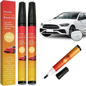 2Pcs Magic Car Scratch Removal Pen, Car Scratch Remover Pen, Lightweight and Fast Car Paint Scratch Repair Pen Fits Black Car