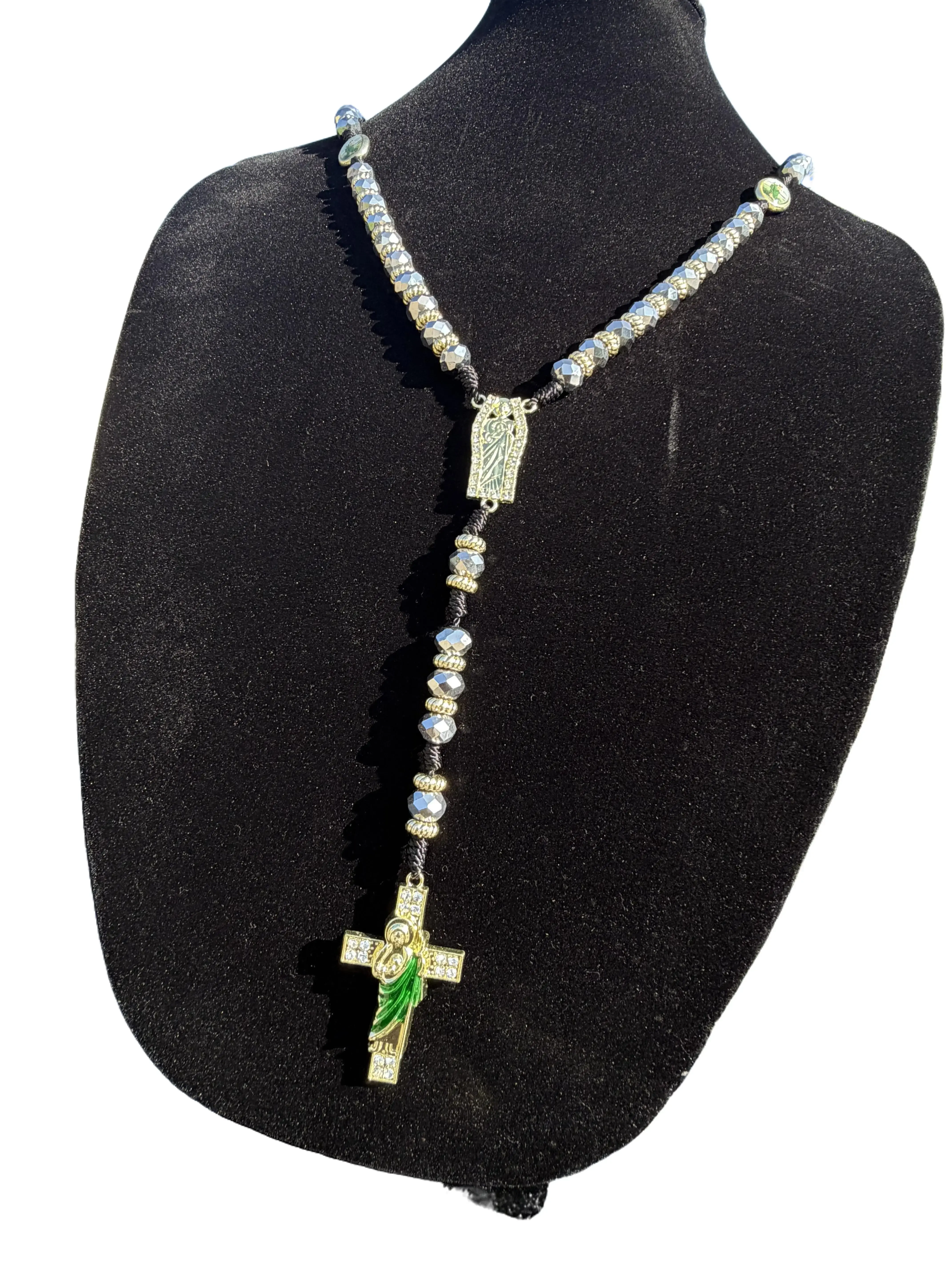Beaded Prayer Necklace symbolizing protection and faith