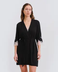 Effetto Bamboo Collection 3/4/Sleeve Robe