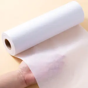 32yards Long Adhesive Interlining, 50g Medium Thickness Non-Woven Fabric Heat Bonding, Iron-On Sewing Patch Single-Sided Glue Cloth Material