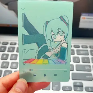Miku Shining card，MikuTransparent card，gift for friend