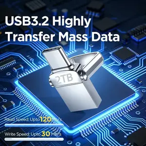 2026 Flash Drive Metal High-Speed Wireless Bluetooth Transmitter USB  2TB Car Stereo Music Audio Receiver Bluetooth Adapter