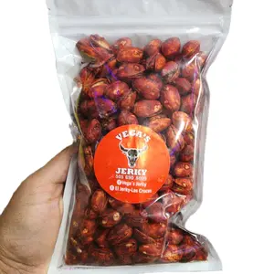 Vegas Fuego Pistachios - Roasted 12oz Bag - Spicy Tangy Flavor - Jerky Brand Snack Nut Protein