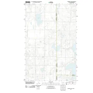 Dominek Lake Montana USGS Topographic Quadrangle Map, 2011, 1:24000
