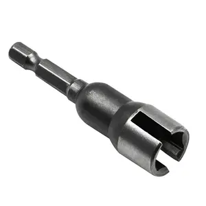 Hex Shank 65mm Fluted Wing Socket Wrench - Power Nut Removal Tool, Durable Alloy Steel, Quick-Change, Universal for Home/Car/Industrial/Outdoor Repair