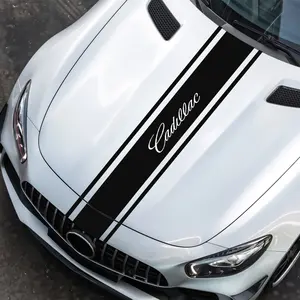 Car Engine Hood Decoration Sticker, Personalized Car Head Decal, Cadillac Body Decorative Stickers, Car Exterior Modification Accessories