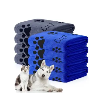 Pet Bath Towel, 4/8 Counts Microfiber Quick-dry Pet Bath Towel, Extra Absorbent Pet Grooming Towels for Dogs & Cats, Pet Bath Essentials
