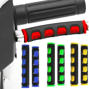 Motorcycle Handlebar Grip, Silicone Anti-slip Handlebar Grip, Universal Handlebar Cover for Motorcycle, Bicycle, Motorbike, Car Accessories, Motor Parts Accessories