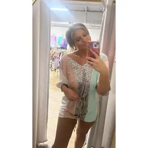 Pastel & Leopard Romper