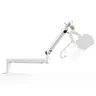 Fifine BM88W Low Profile Podcast Microphone Boom Arm Stand - Adjustable Metal Boom Arm, Desk Mount, Cable Channels, Allen Wrench, Adapter, 1.5kg Capacity, 27.8in Mic Reach, 0.8-2.4in Thickness, Content Creator Home Office Streaming Accessories