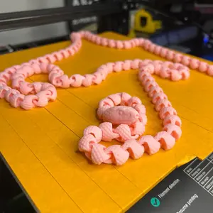 3D printed articulated snake