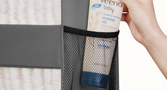 Lifewit Over the Door Organizer with Clear Window and Mesh Pockets, 5 Shelves, Anti-Tilt