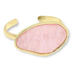 Heidi Daus Heidi Illustrated Simulated Mother-of-Pearl Bangle Cuff