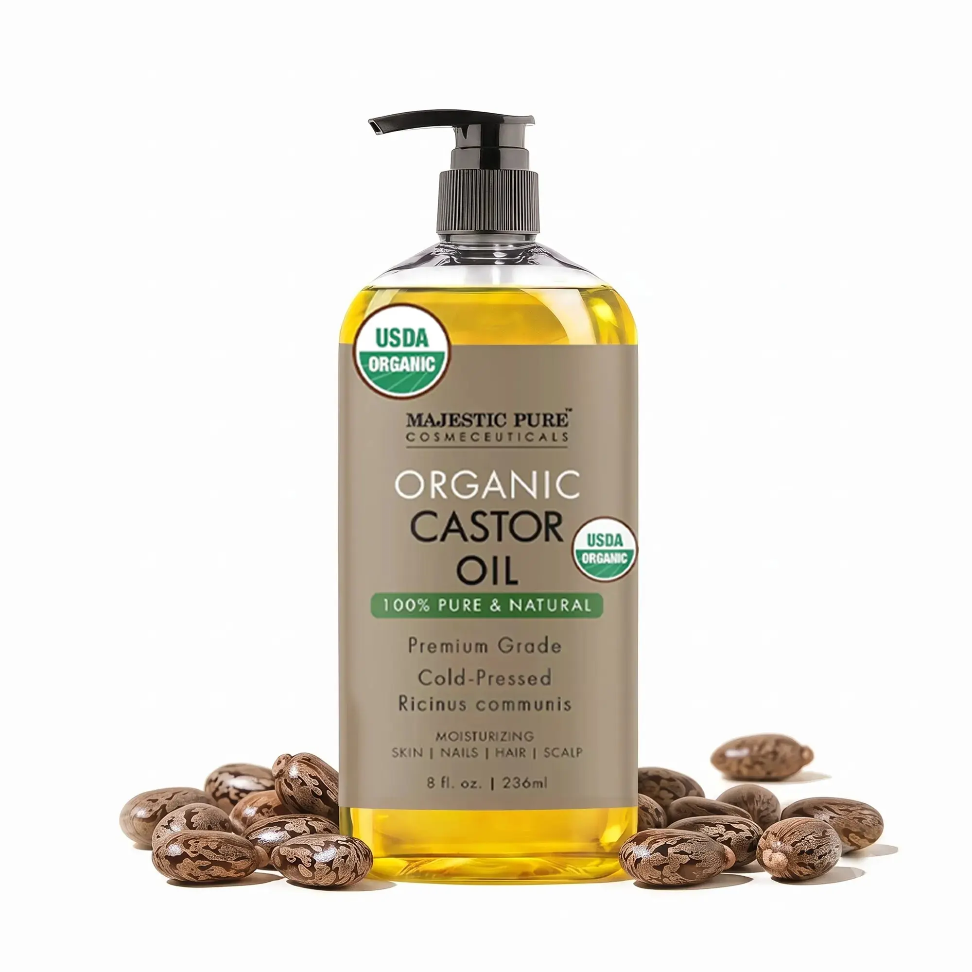 USDA Organic Castor Oil | 8fl oz