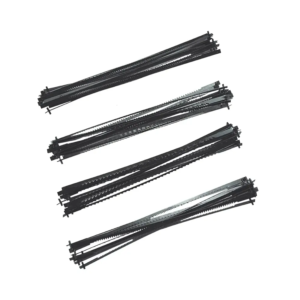 5in Pin End Replaceable Scroll Saw Blades - 48-Pack High Carbon Steel Blades for Wen 3921, 3923, Dremel, Craftsman, Penn State, Delta, Ryobi & Other 15in, 16in Wood Scroll Saws, Replaceable Blades