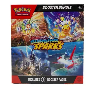 Pokemon Scarlet & Violet: Surging Sparks 6-Pack Booster Bundle Trading Cards