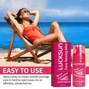 Lucksun Lightweight Transparent Body Spray, Gentle Skin Nourishment, Natural Tan Protection, 75ML, Moisturizing and Protective