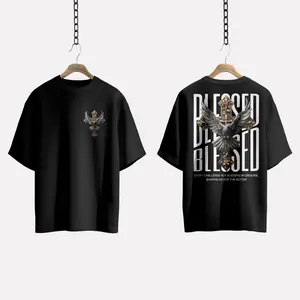 Blessed Dove & Cross Shirt T-Shirt with Detailed Dove and Cross Design for Men and Women Versatile Everyday Wear