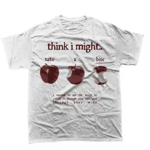 Think I Might Take A Bite Beabadoo T-shirt Premium Cotton Tee Timeless Cotton Tee Cool & Casual Shirt All-Use All Size T Essential for All