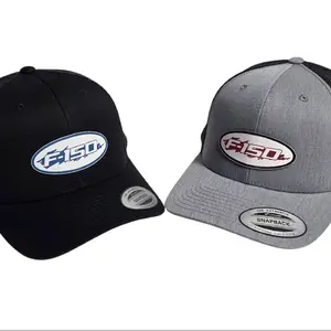 F-150 Hat - Snapback Trucker Hatl with F-150 Logo, Available in Black and Gray / Black
