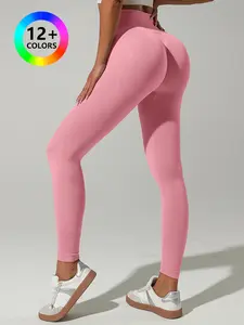 Women's High Waistline Polyamide Blend Active Sculpt Leggings - Lightweight Fit Fitness Tights for Yoga Cycling, Soft Athleisure Performance Pants