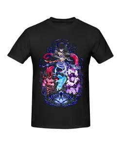 Solo Music Leveling Mens Soft Cotton Short Sleeved T-Shirt O Neck Casual Comfort Cool Clothing Harajuku Anime Clothes Graphic