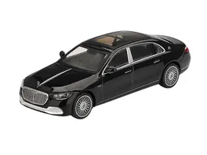 Mercedes-Maybach S680 – Black (Mini GT) Diecast 1:64 Scale Model - TSM MGT00977