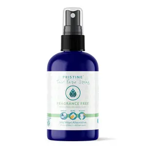 Pristine Toilet Paper Spray wet wipe alternative - Fragrance Free 4 oz