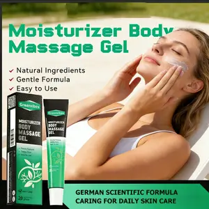 Greenvibes 2 Moisturizer Body Massage Gel Natural Ingredients Gentle Formula Easy to Use
