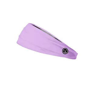 RAVEbandz The Pro - Wide Stretch Headband (Solid Lavender)